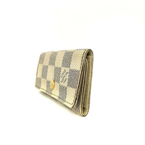 Louis Vuitton Damier Azur Multicles 4 Ring Key Case - Picture 2 of 7